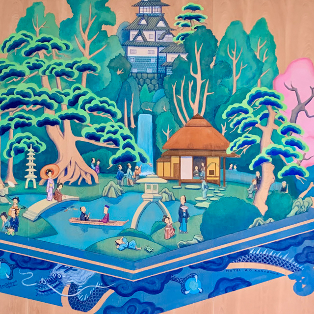 HOTEL AO KANAZAWA 兼六園鉢山図絵